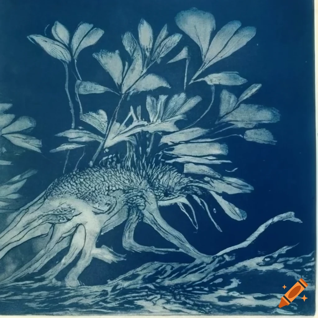 x-ray image of a cretaceous jungle