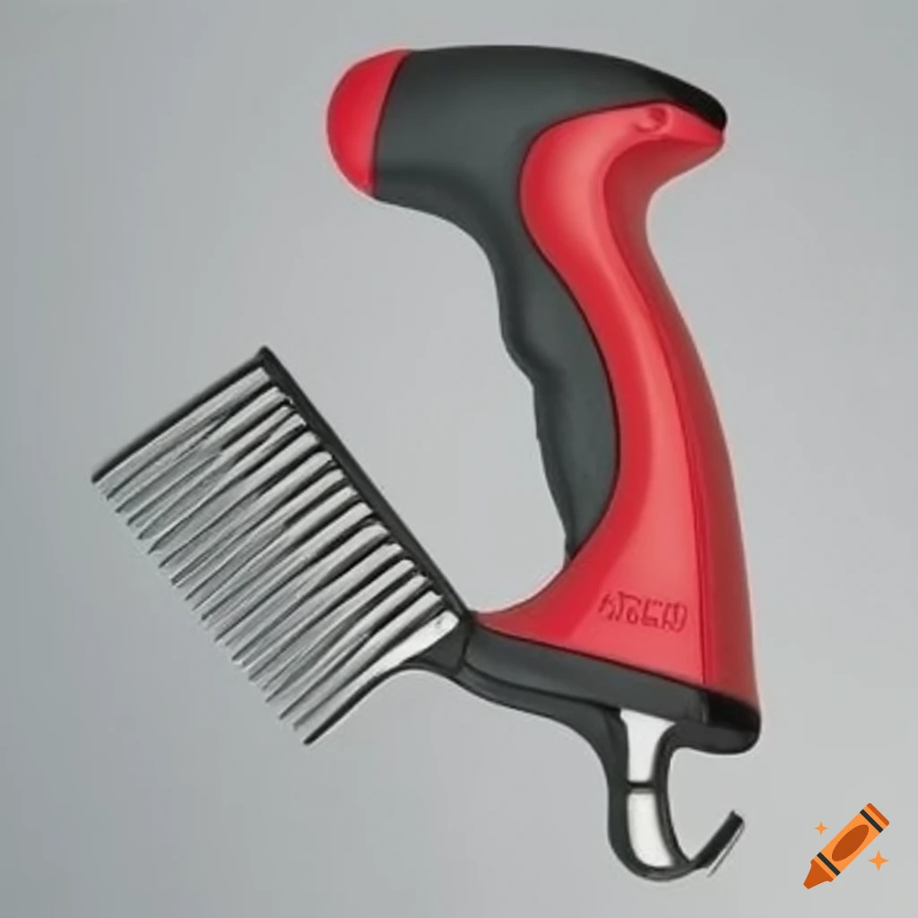 Ergonomic comb handle for comfortable grooming on Craiyon