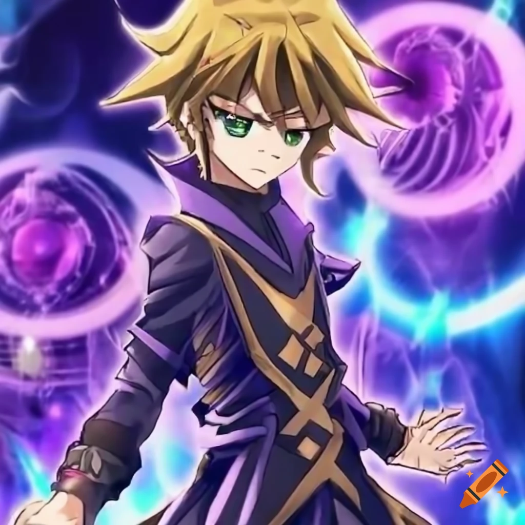 image of a light magician boy from Yu-Gi-Oh