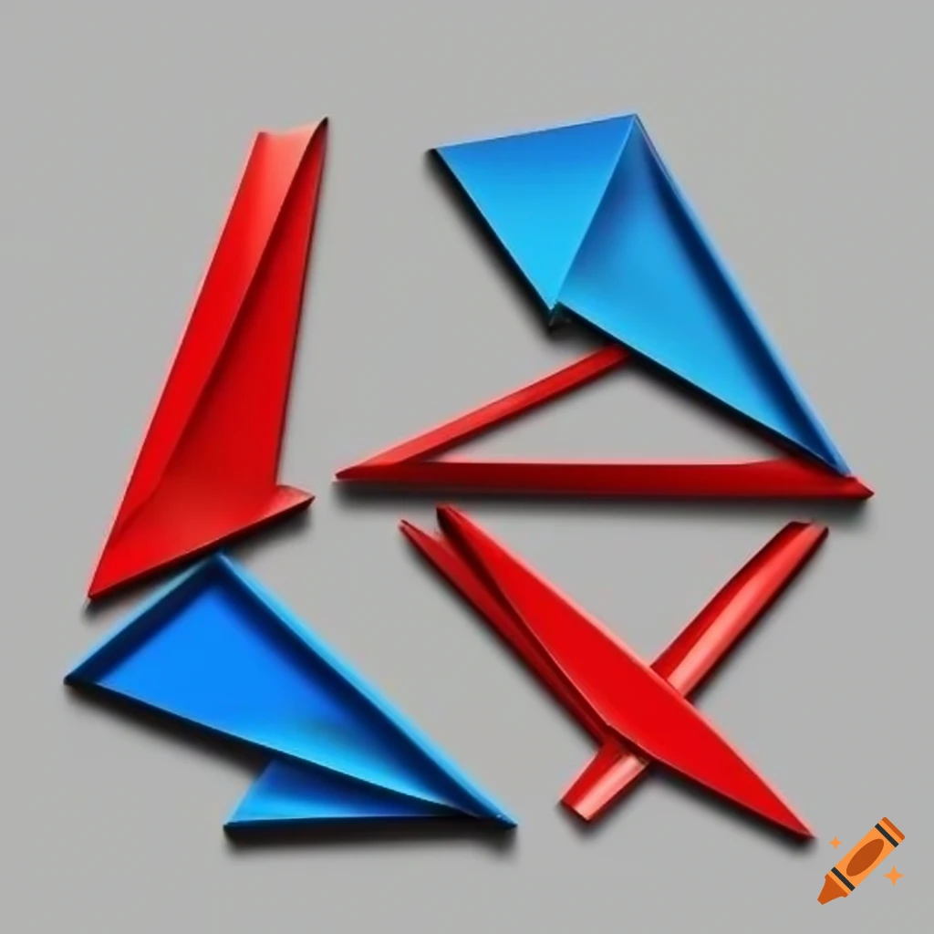 simplistic-abstract-art-with-red-and-blue-shapes