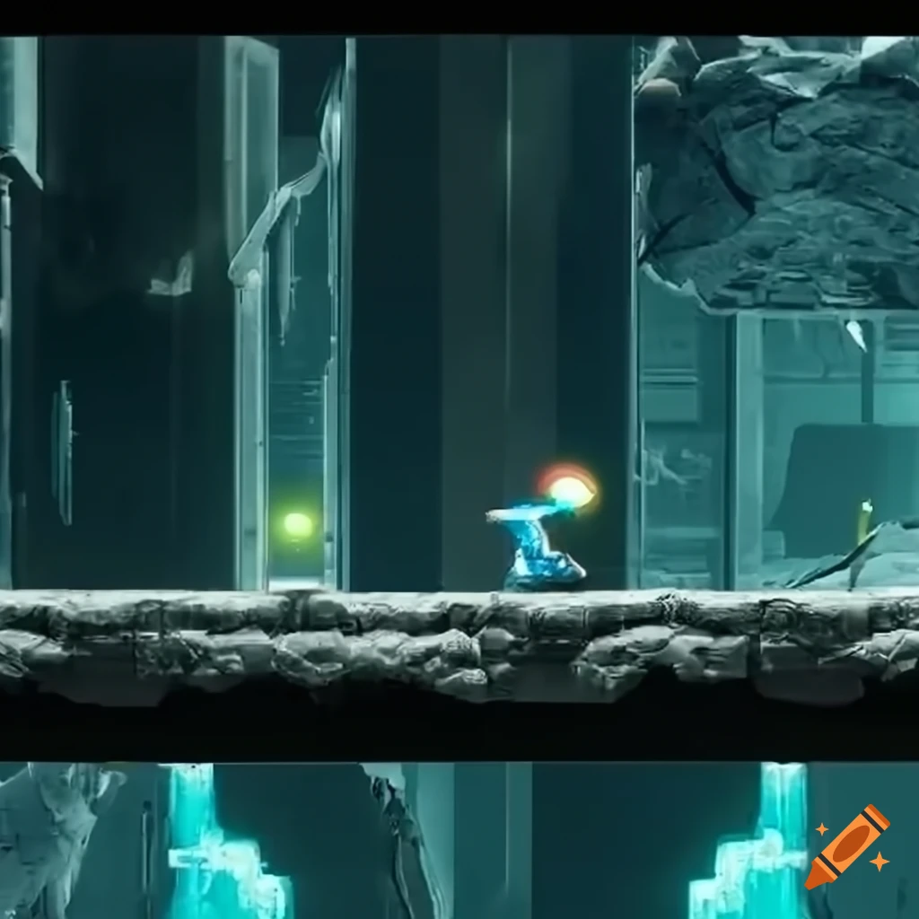 realistic rock platform tiles for Metroid Dread game