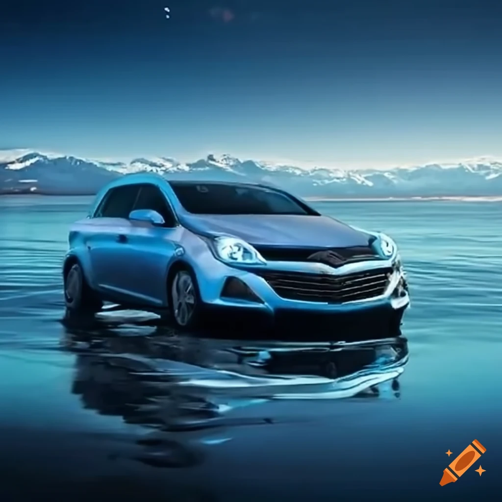 astra h car driving on water