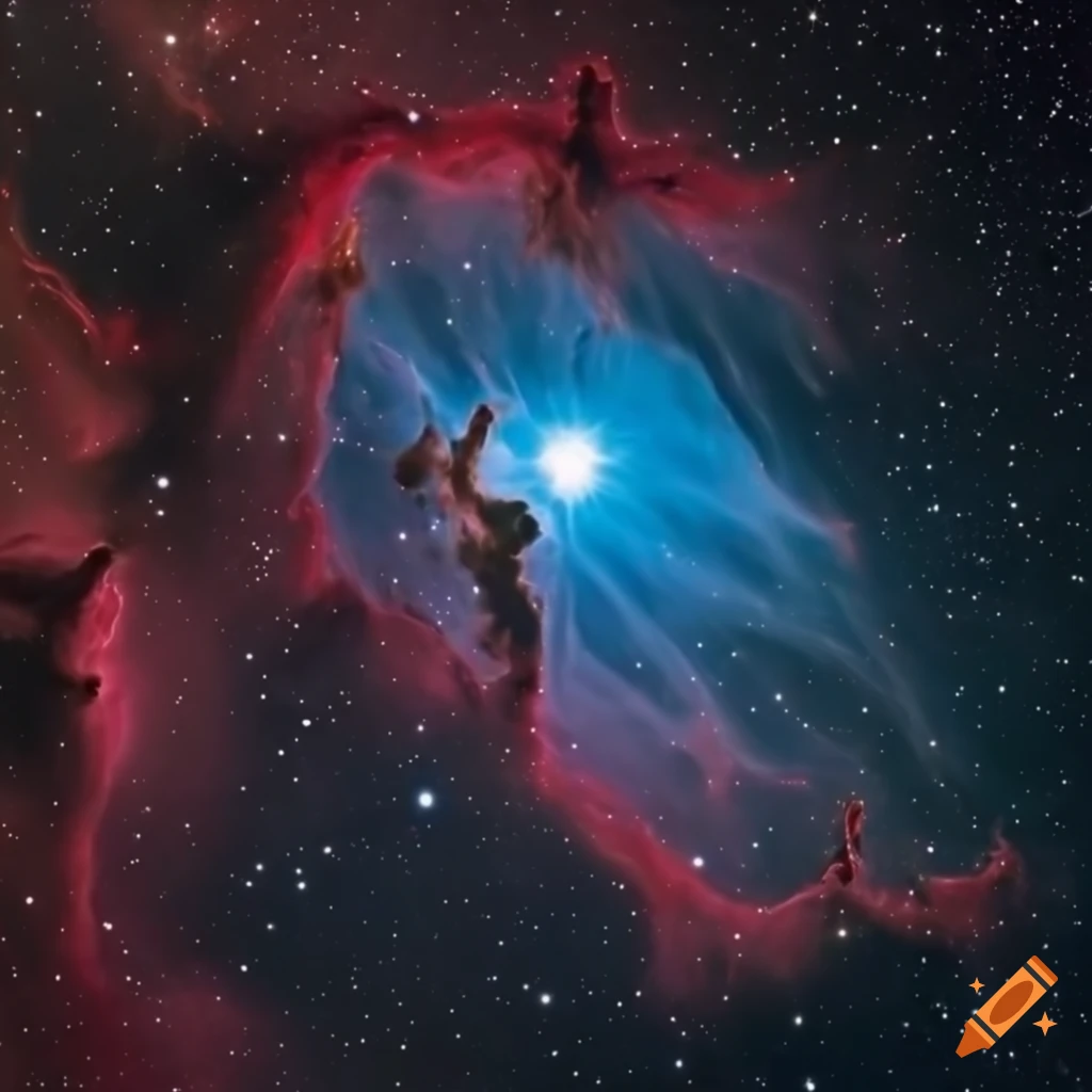 stunning image of a nebula