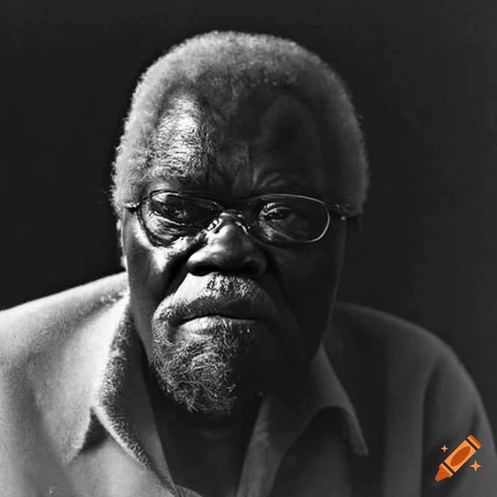 portrait of Sam Nujoma, Namibian revolutionary and politician