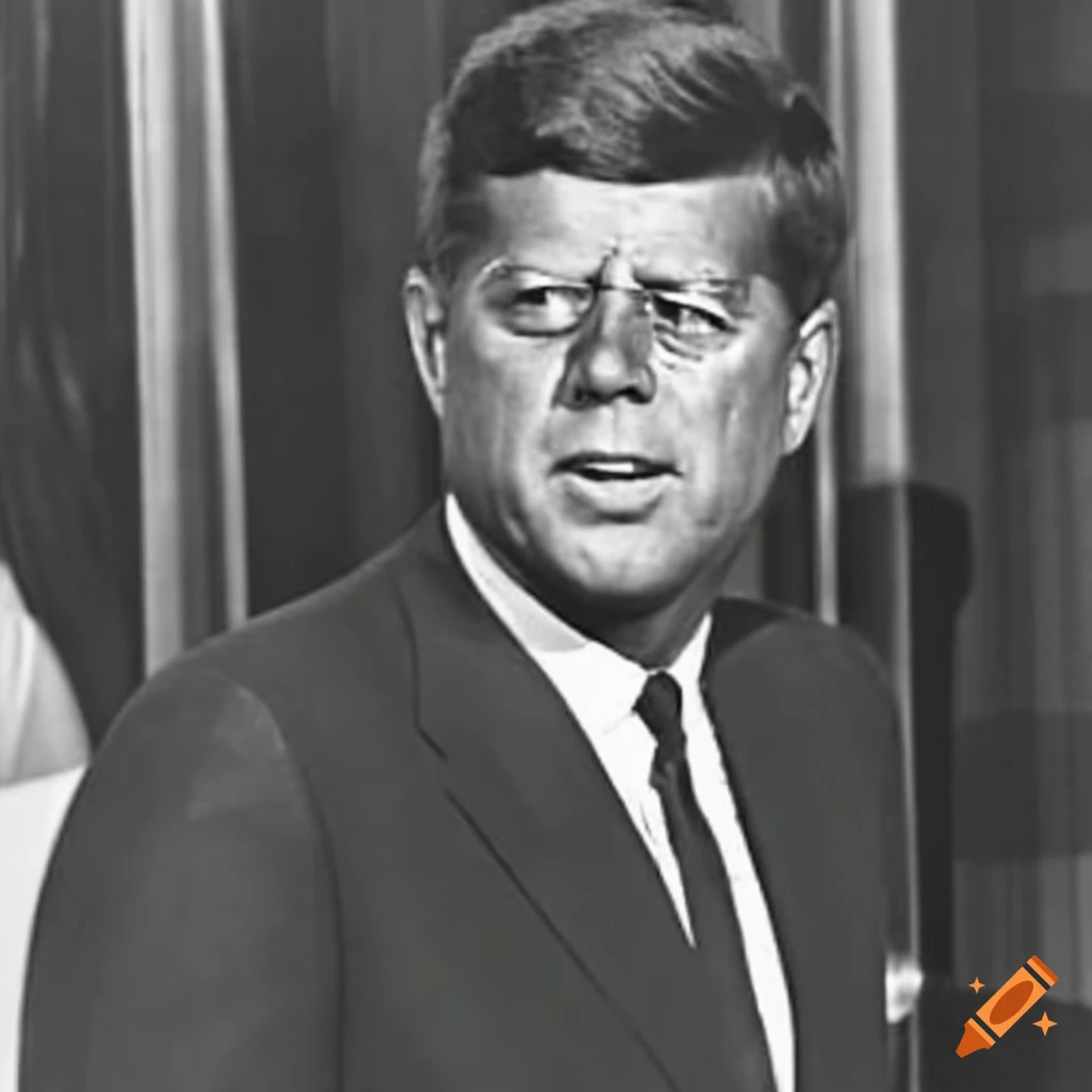 Portrait of jfk on Craiyon