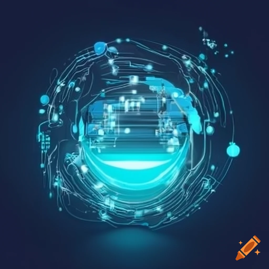Ai powered logo for chemical property prediction company on craiyon