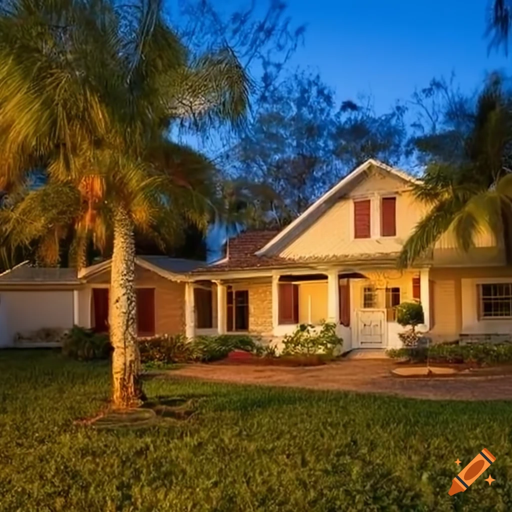 backyard view of a house in Estero, Florida