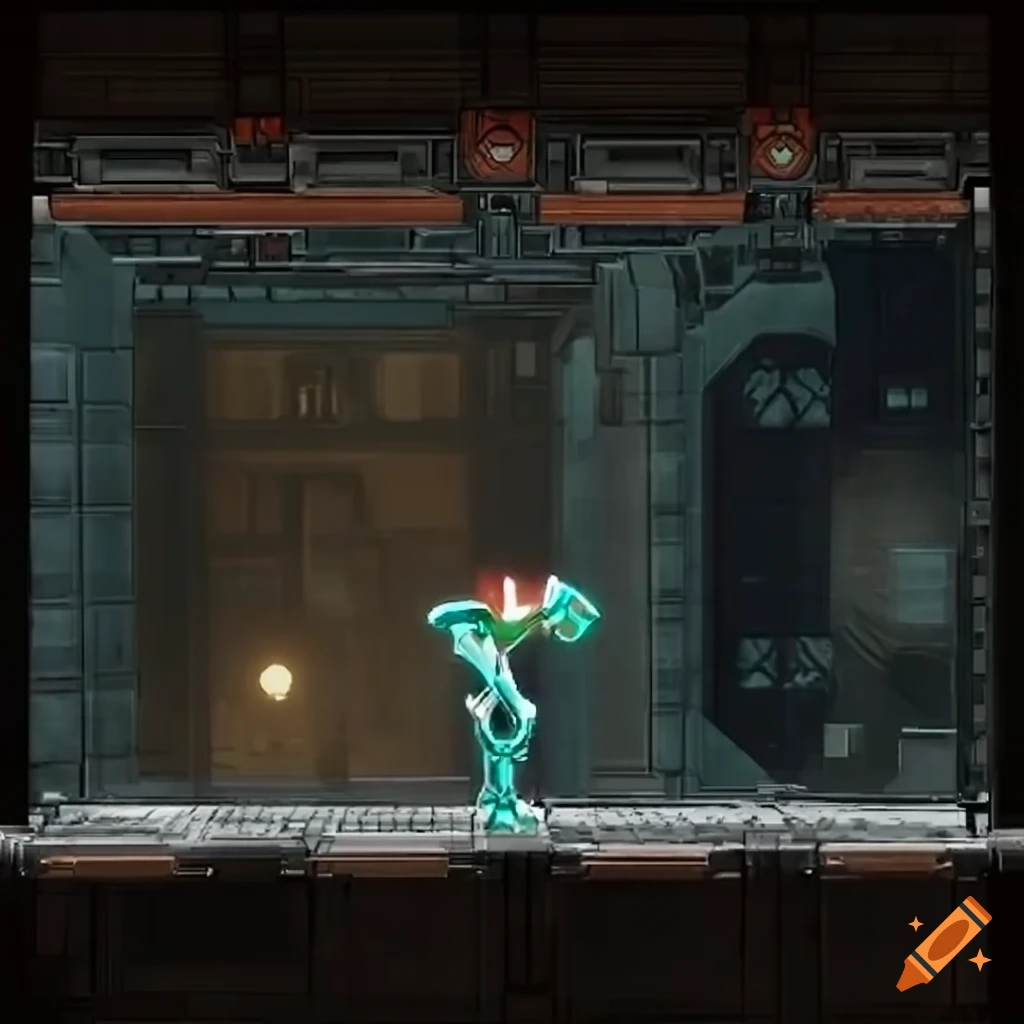 high resolution realistic tiles of Metroid Dread game