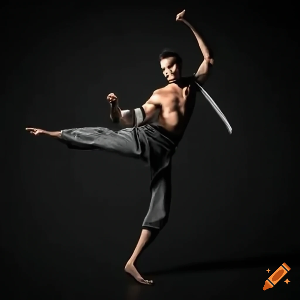 Matthew - freestyle martial art pose | Anatomy References for Artists