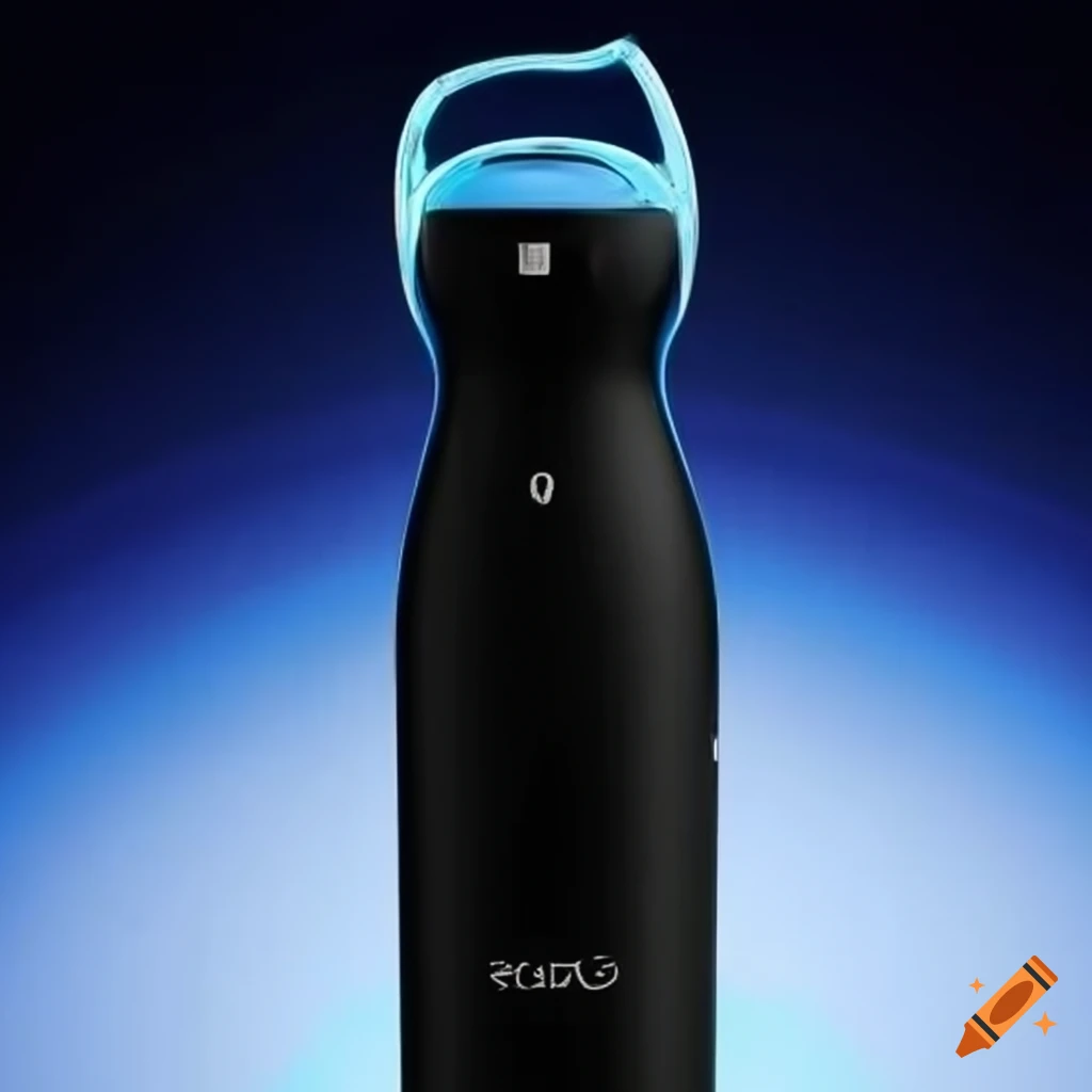 Customizable smart water bottle with tech and sustainability features
