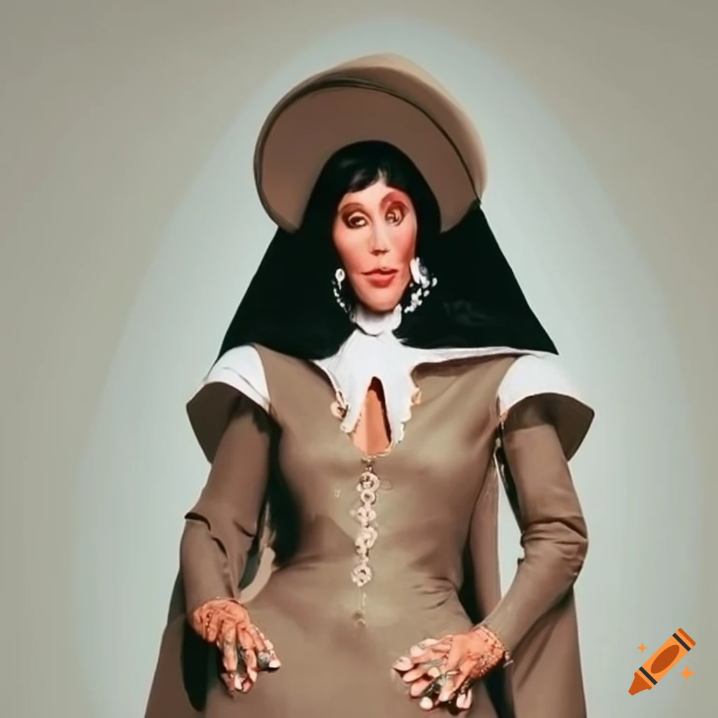 image of Cher in a pilgrim outfit