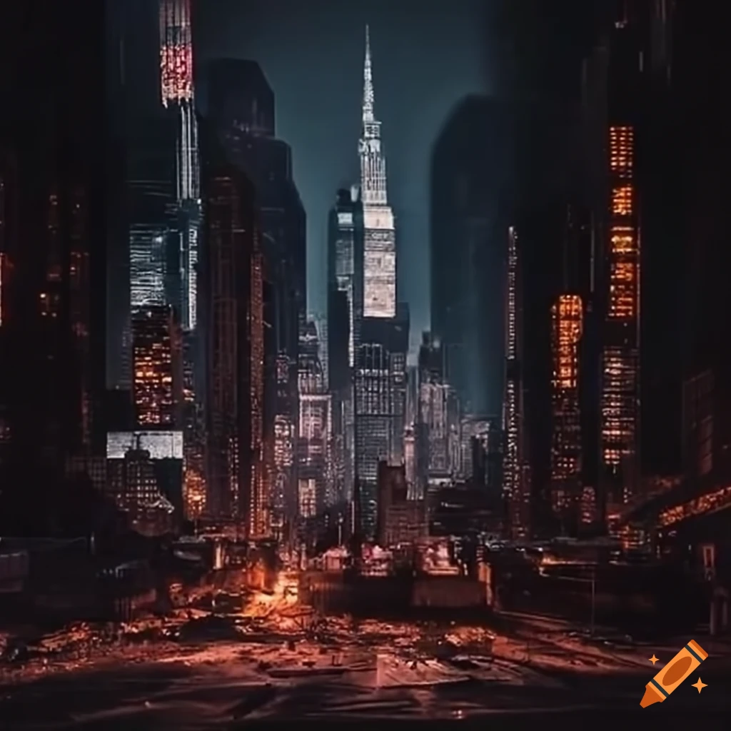 ruined New York City after apocalypse