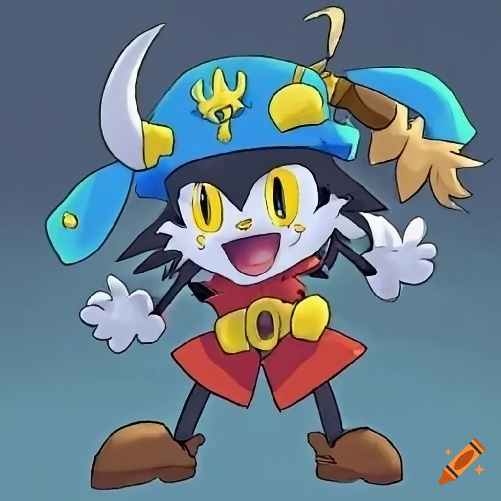 Klonoa dressed as a viking for epic adventures