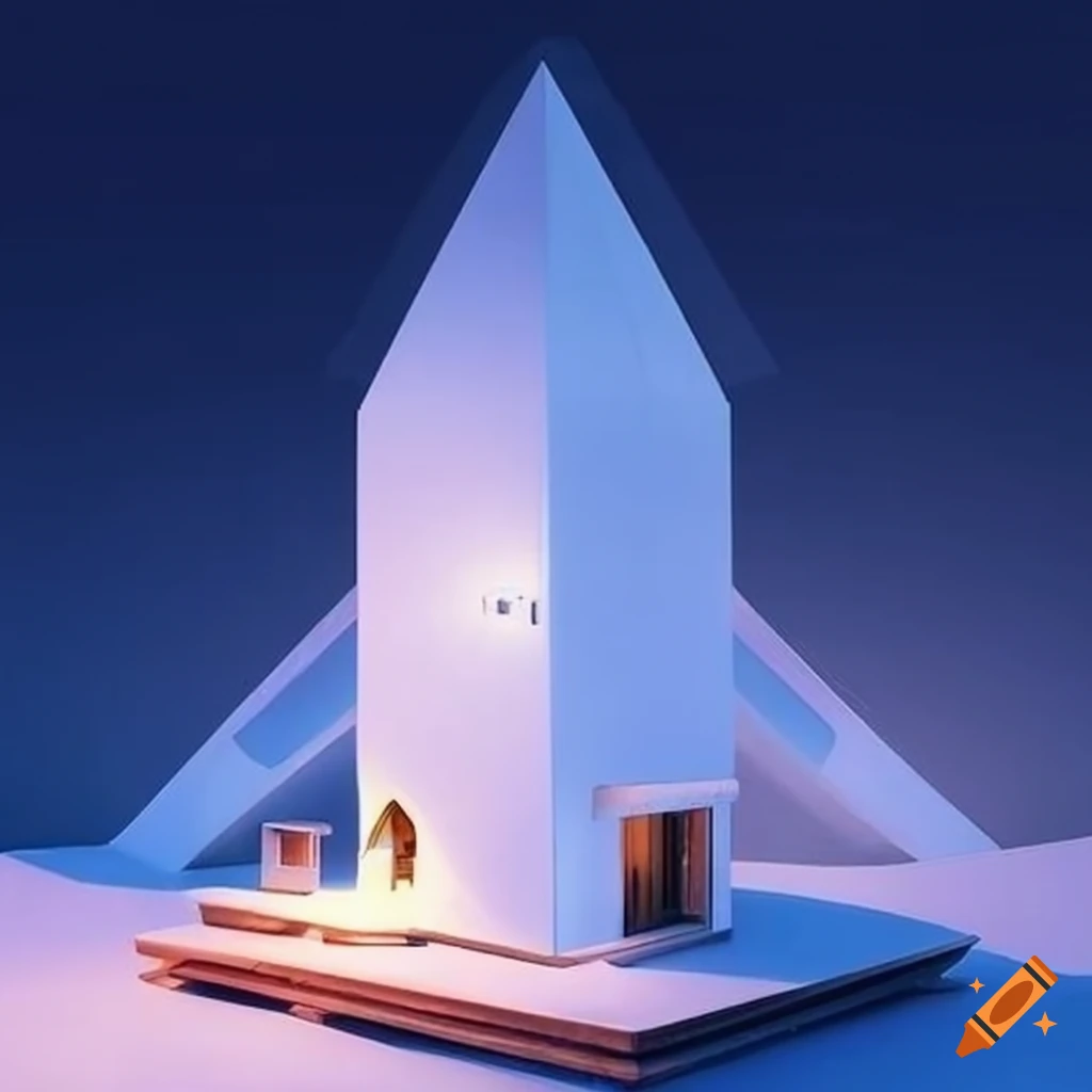 Minimalist tower cabin architecture
