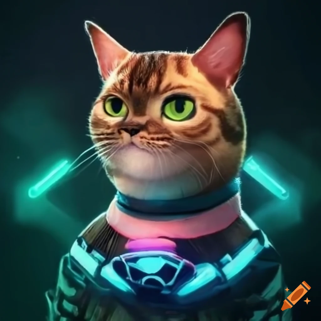 cat playing video games