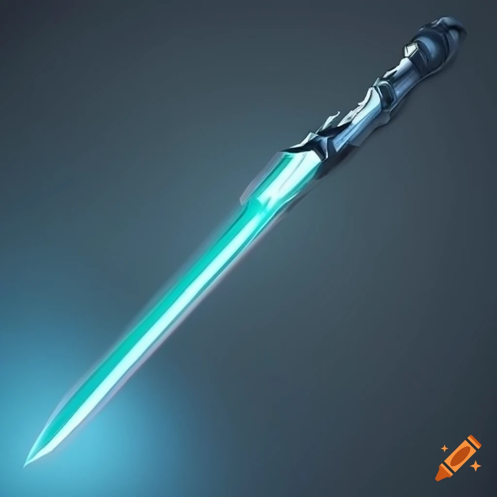 Futuristic minimalist laser sword on Craiyon