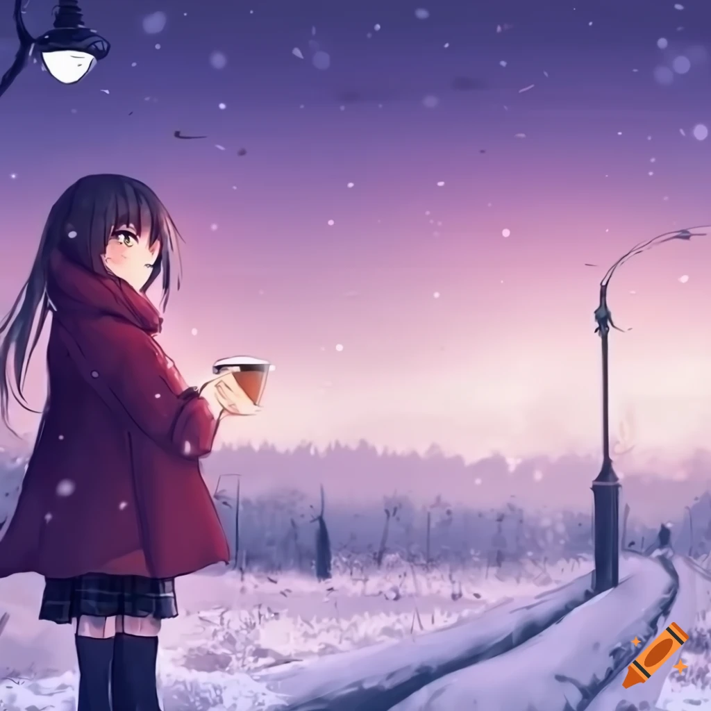 Snow Anime Stock Video Footage for Free Download