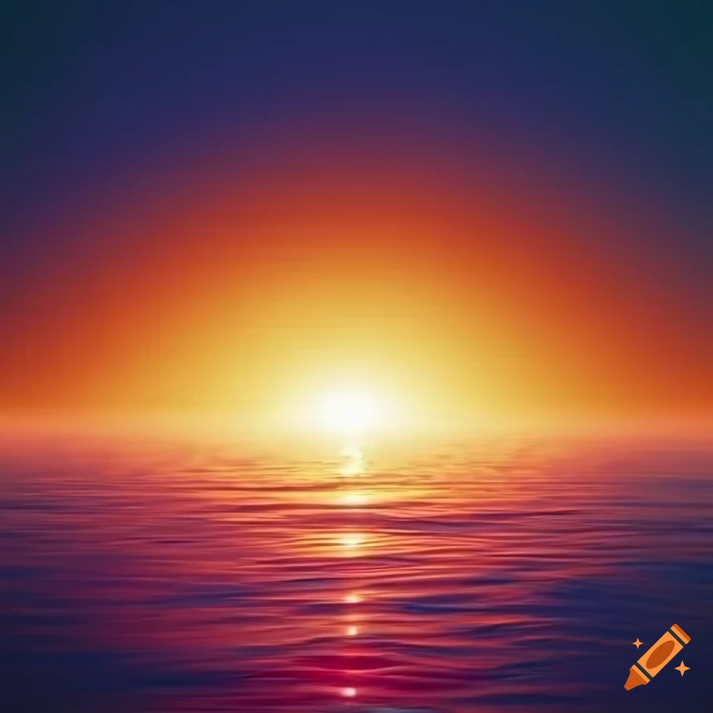 RGB sunrise picture in high resolution