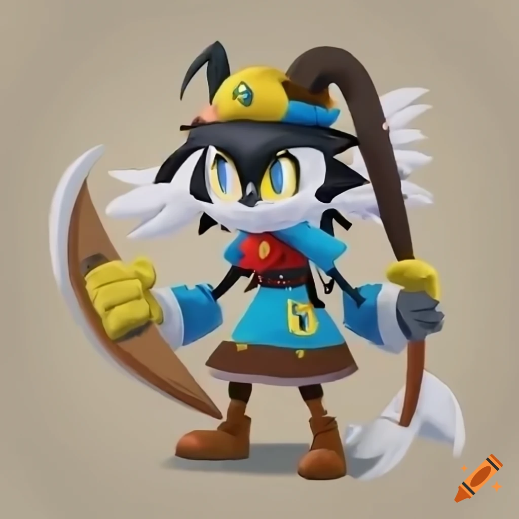 klonoa in viking captain outfit