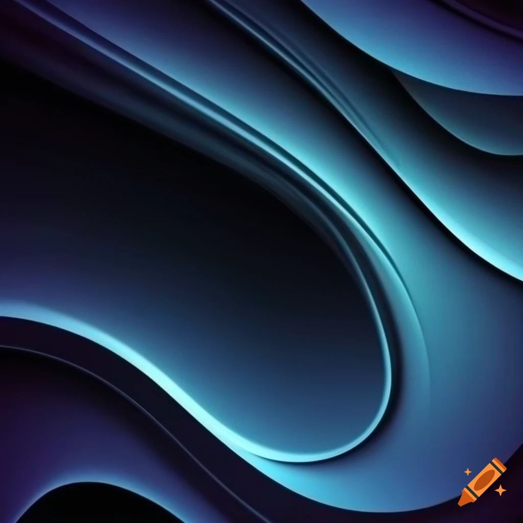 abstract wave wallpaper with dark colors