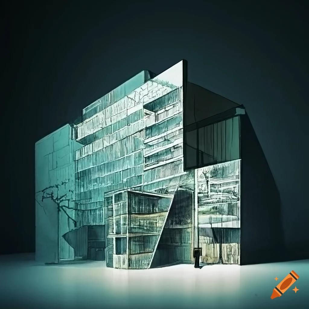 Modern architecture on Craiyon