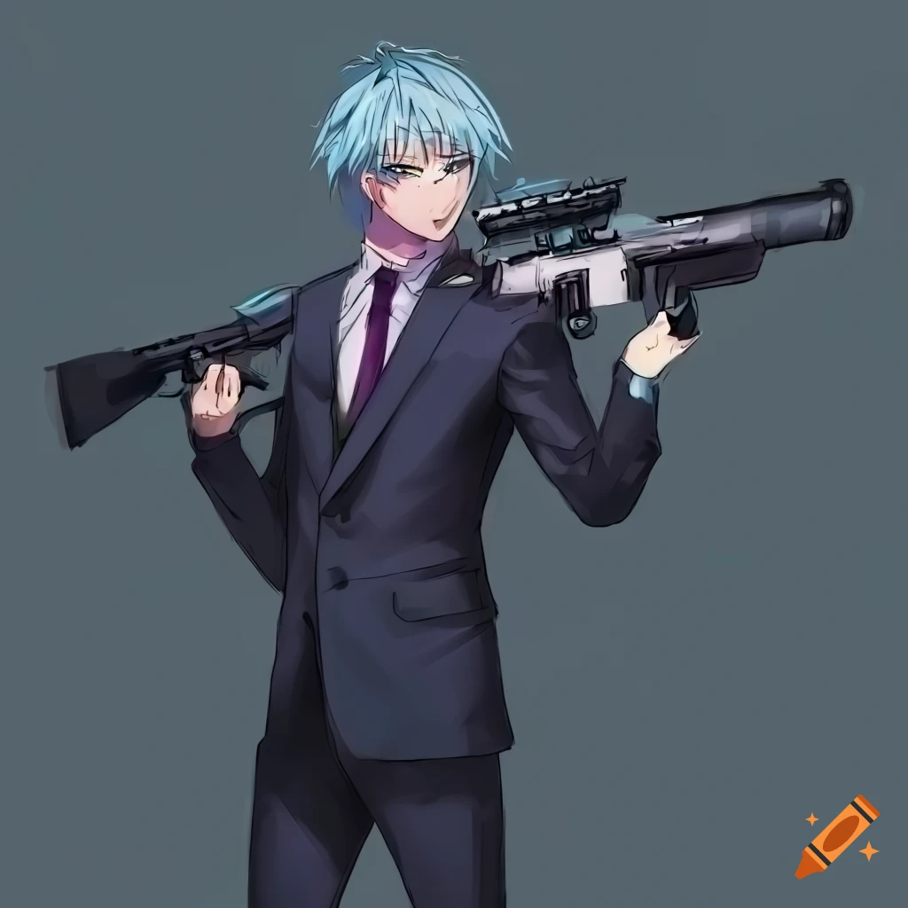 Girls with guns Anime Firearm Weapon Female, ammunition, cg Artwork, black  Hair, manga png | PNGWing