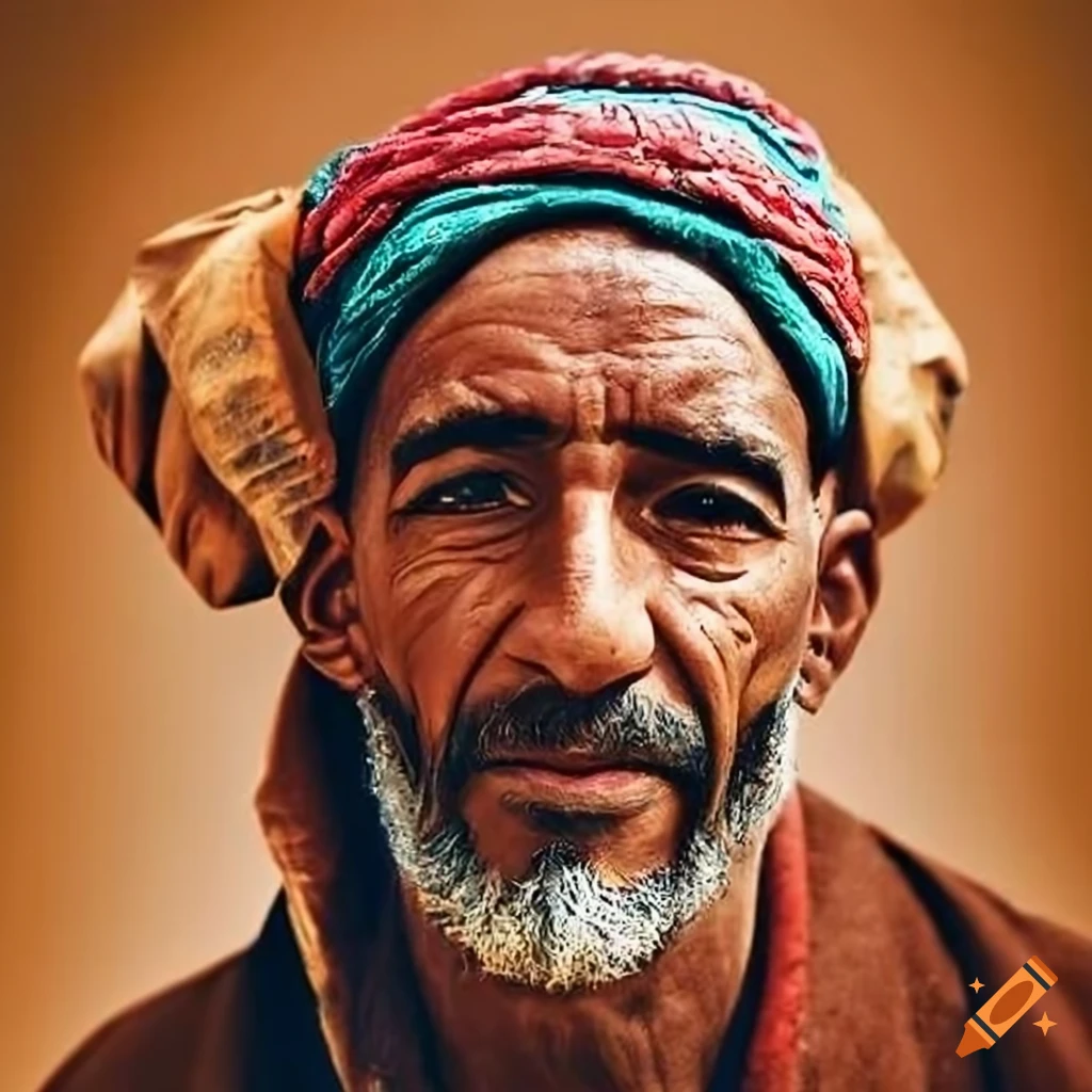 portrait of a Moroccan man