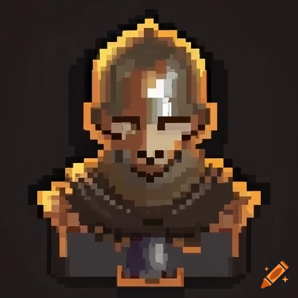 pixel art knight