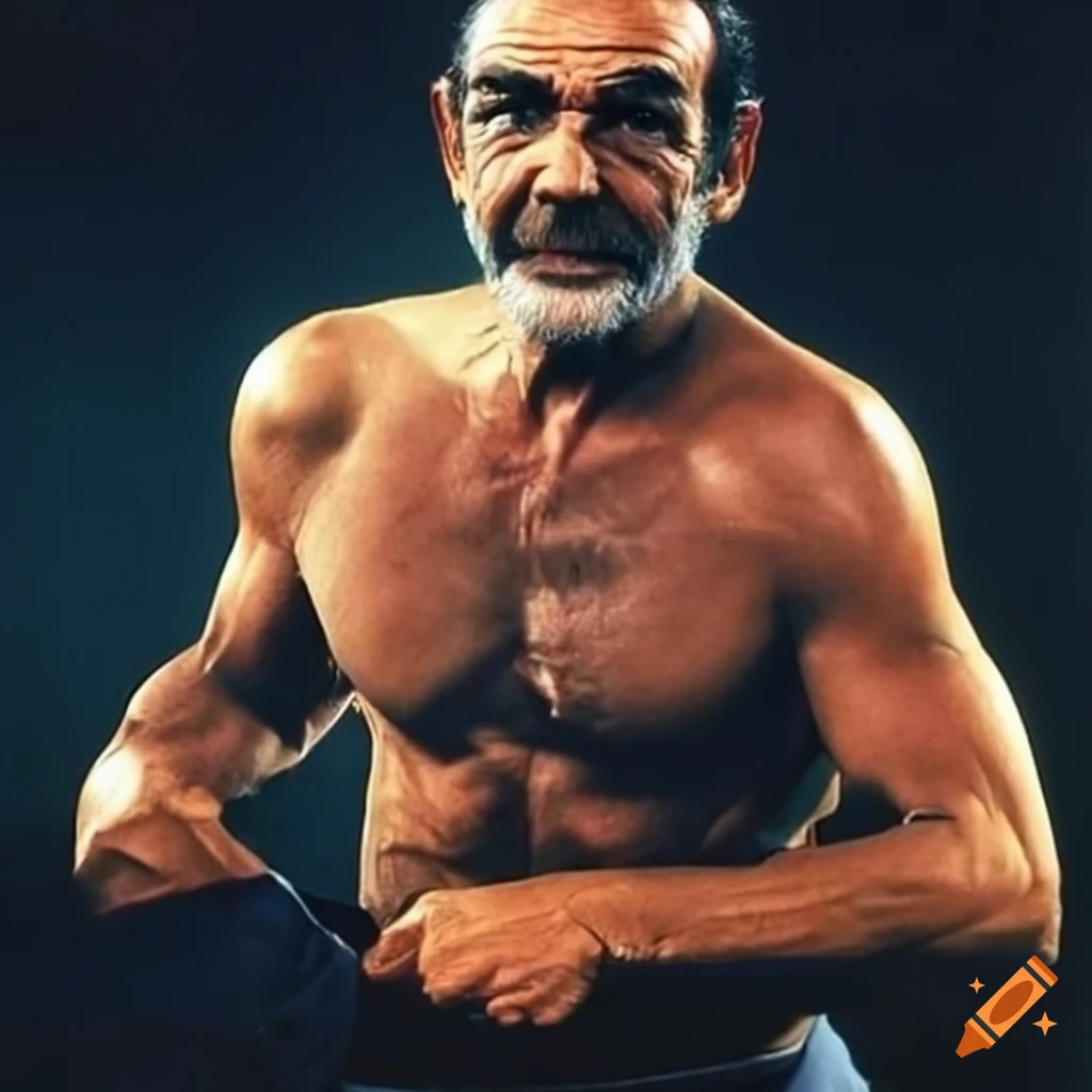 Sean connery in his prime on Craiyon