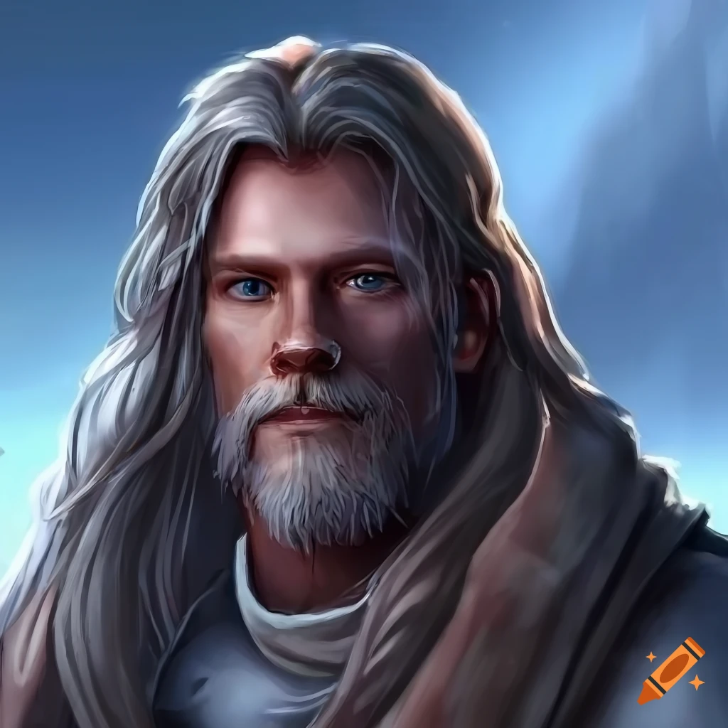 Kevin bacon as haestan from memory sorrow and thorn on Craiyon