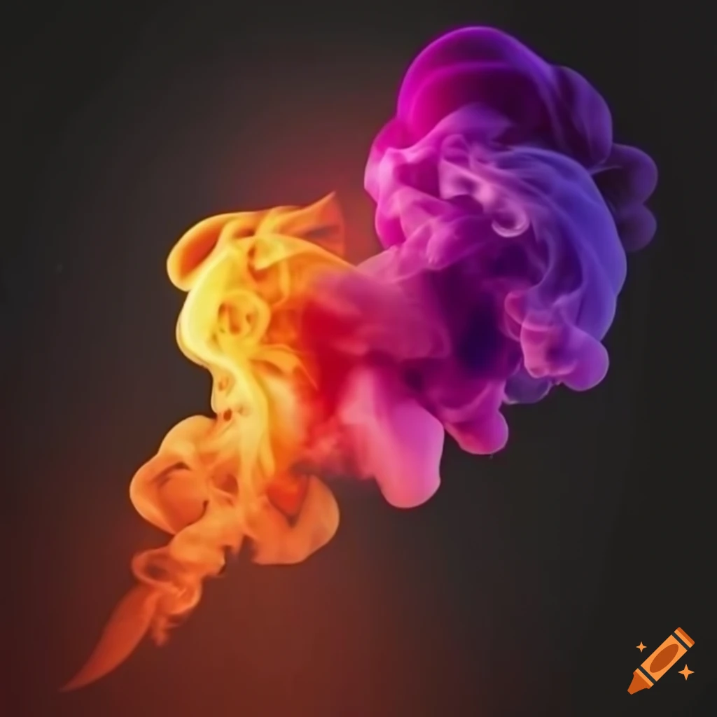 colorful smoke effect logo