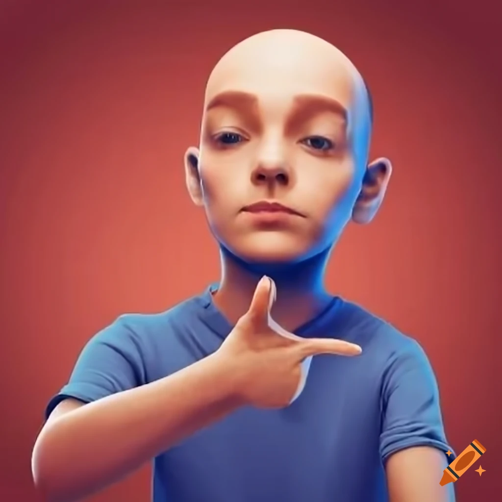 person pointing to the right