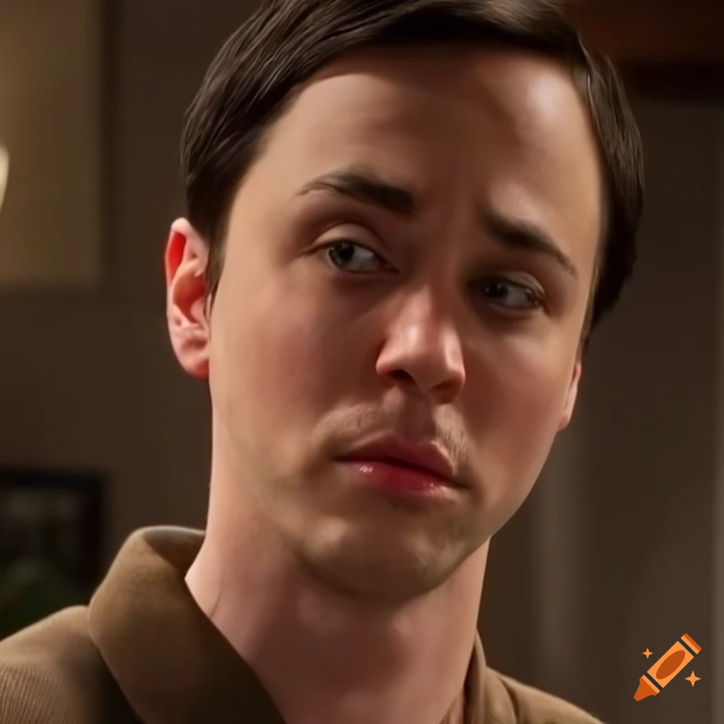 close-up portrait of a brunette male with striking features