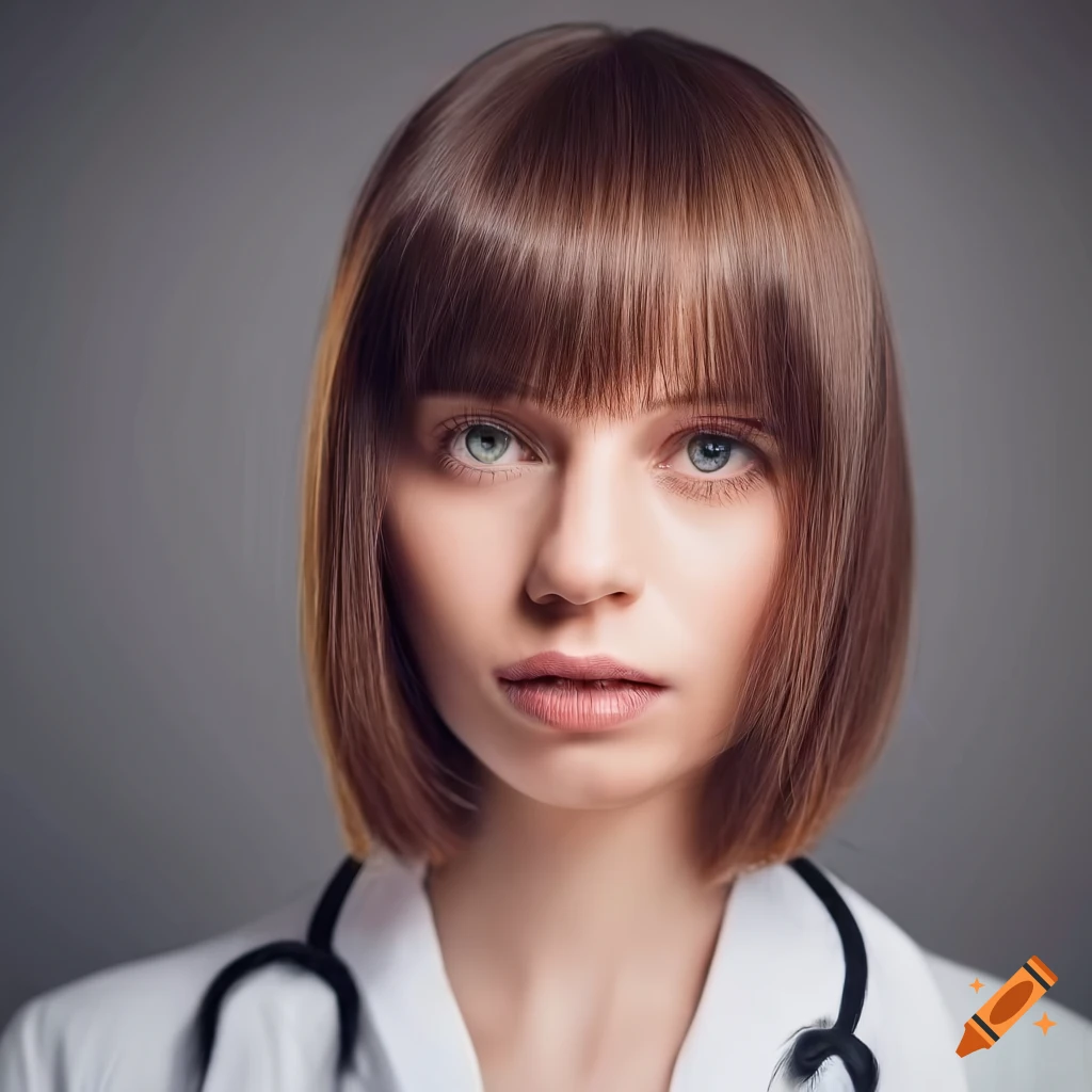 Close up Portrait Of A Young Woman With A Long Bob Hairstyle On Craiyon Close up Portrait Of A Young Woman With A Long Bob Hairstyle On Craiyon