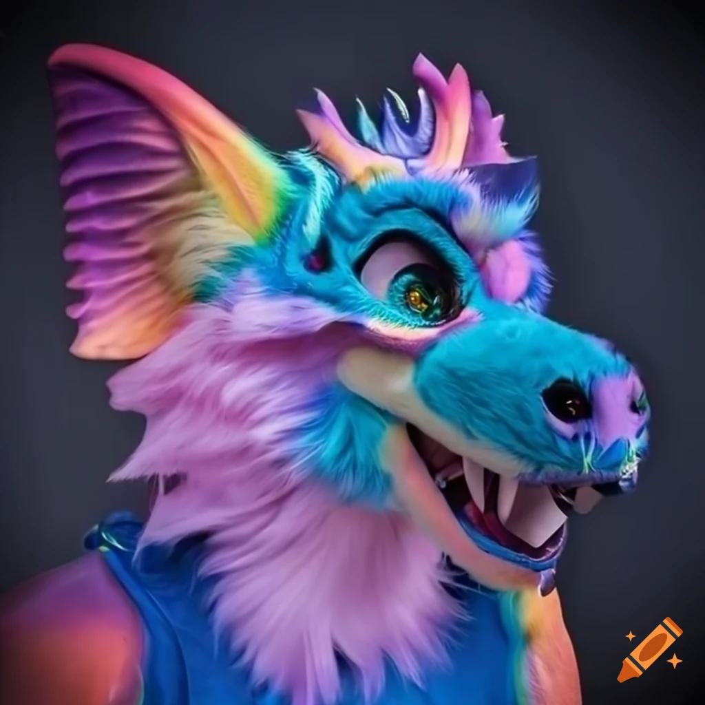 Vibrant Dragon Themed Fursuit Head With Holographic Details On Craiyon Av7CaW0YRJWtpJlcChD6SQ.webp