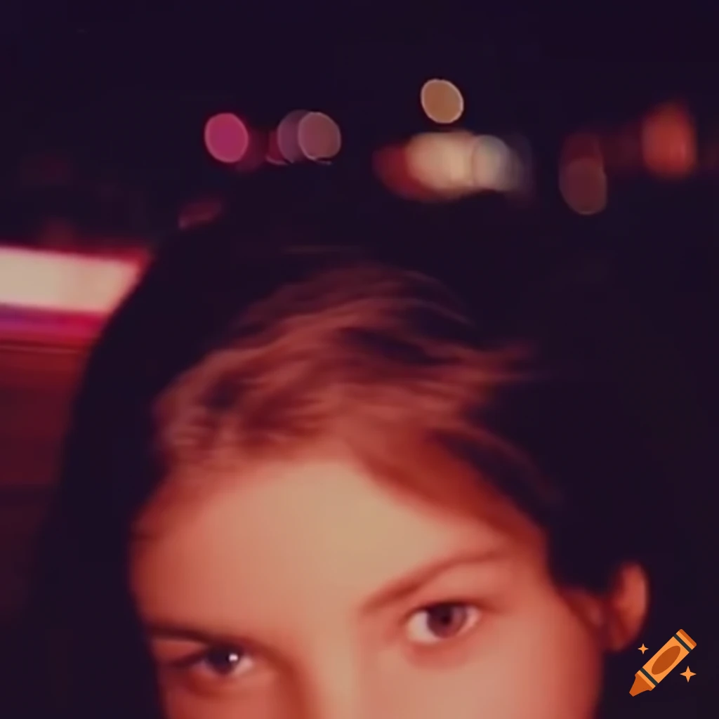 Vintage Vhs Footage Of A Teen Girl Walking On A Night Street On Craiyon