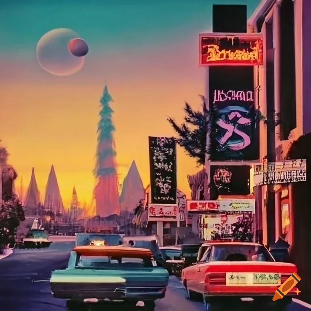 1974 Christmas billboard on Sunset Strip in Los Angeles