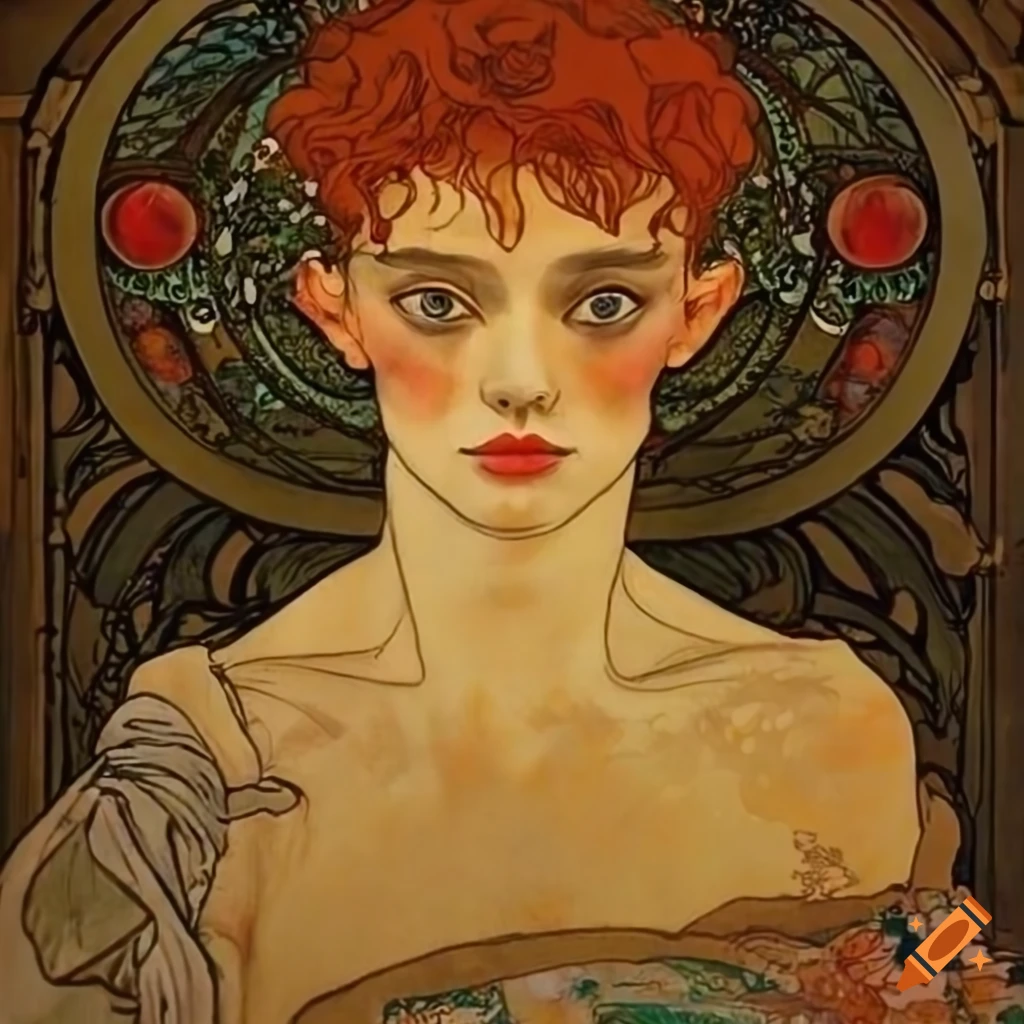 Detailed forest face painting on Craiyon