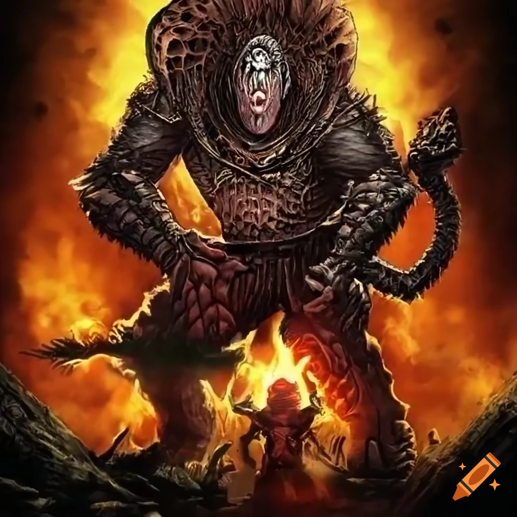 Fellowship running in the depths of Moria