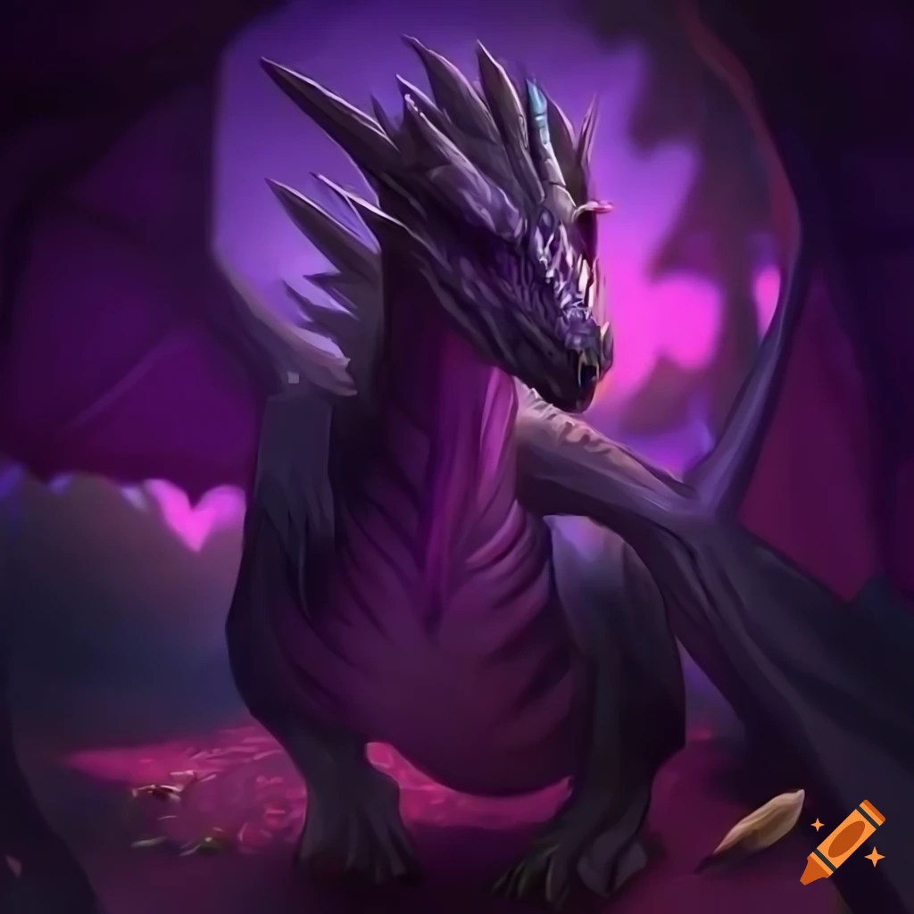 realistic artwork of a cute enderdragon