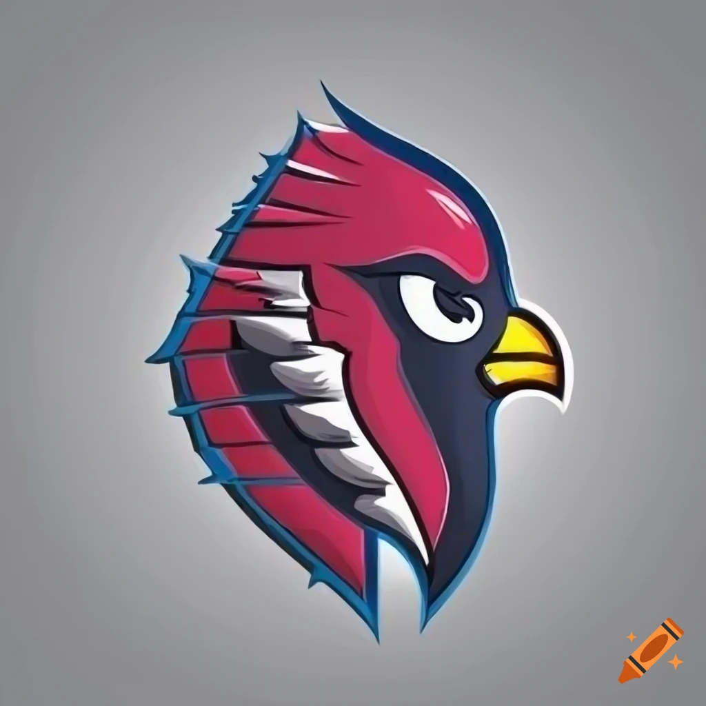 cartoon-style-arizona-cardinals-logo-on-white-background-on-craiyon