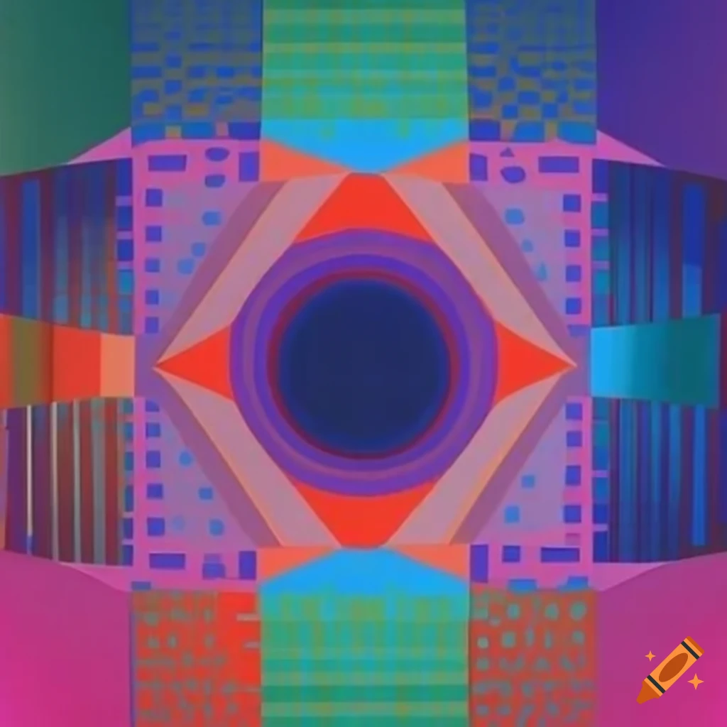 Victor Vasarely geometric surrealistic art