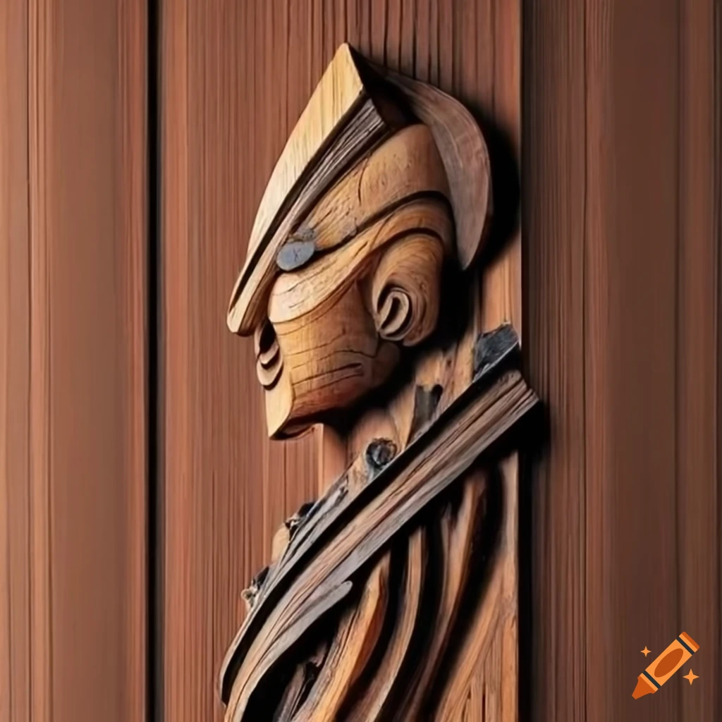 sculpture inspired by Architectural Stave Carving style