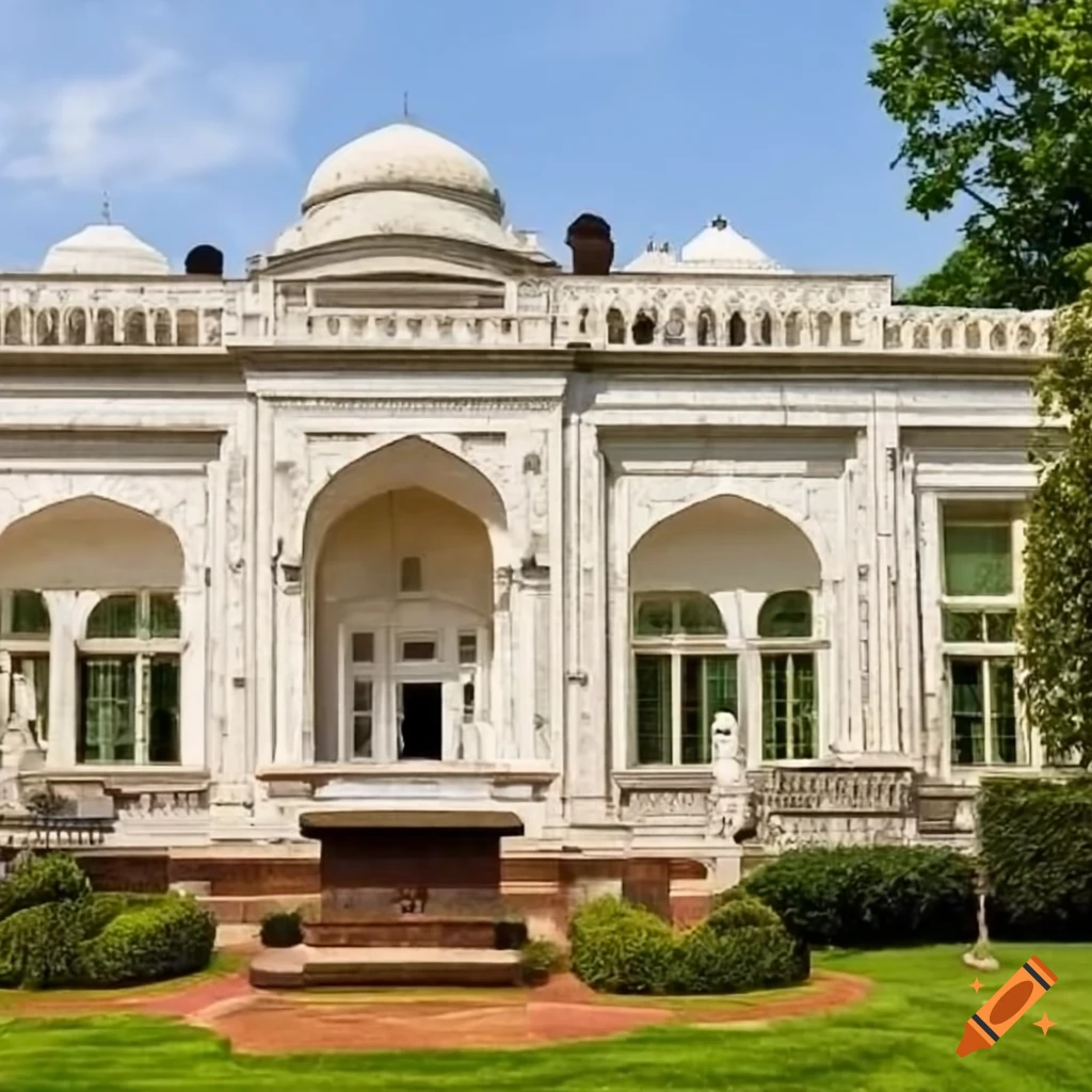 Frontal Elevation Of Mughal Mahal White House Whitemarsh Lynnewood On Craiyon 7107