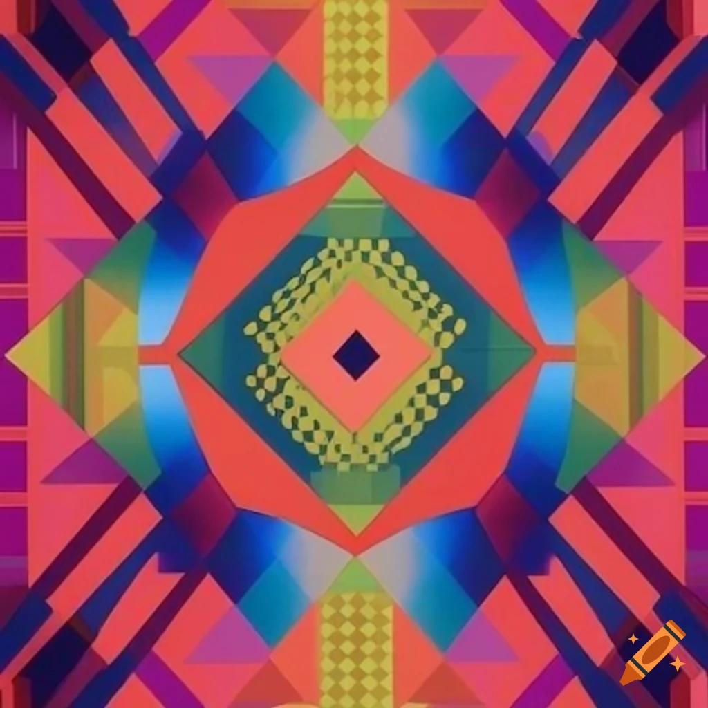 geometric surreal artwork by Victor Vasarely