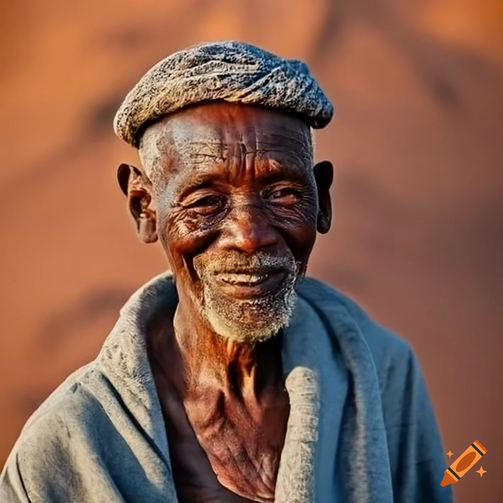 portrait of a Namibian grandfather