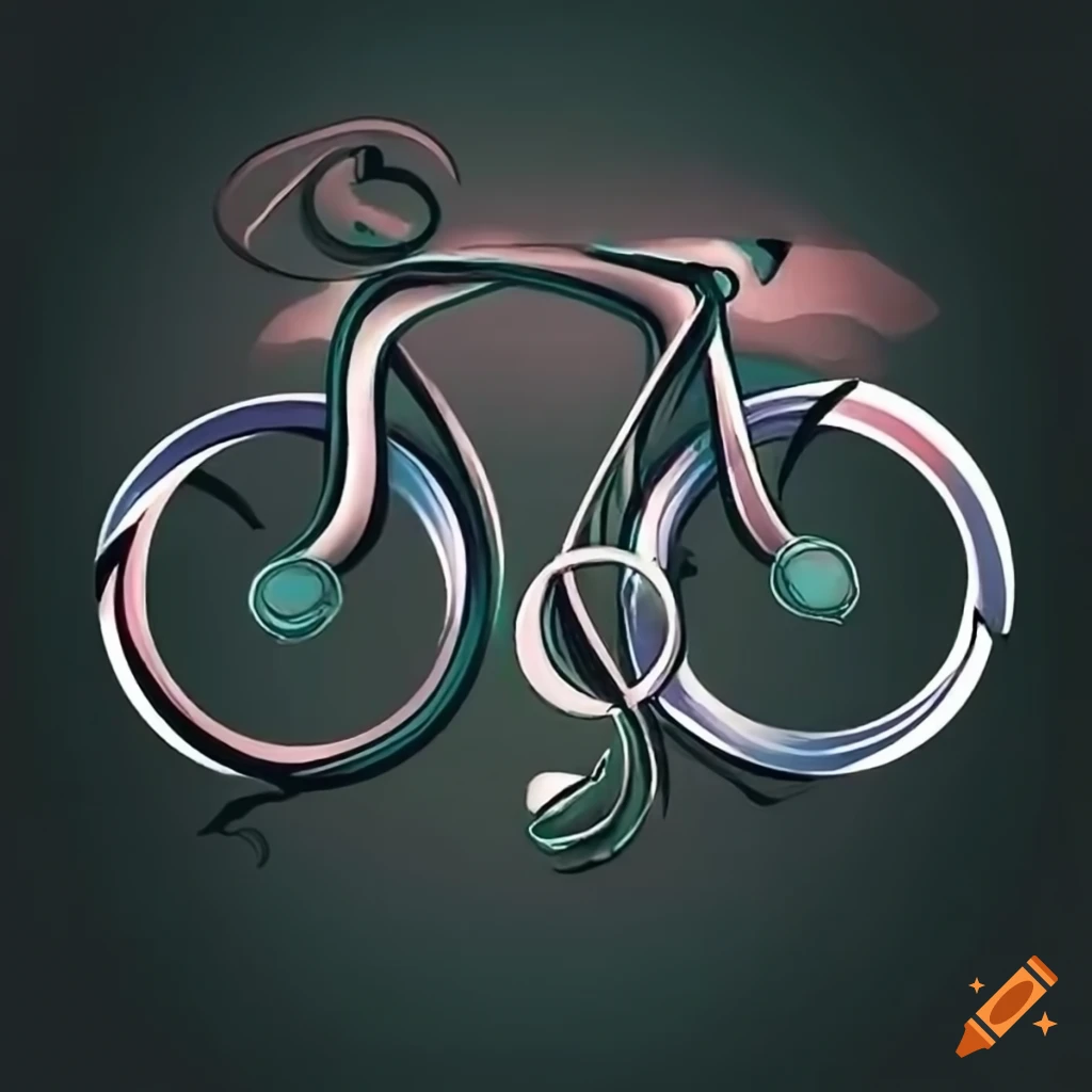 Bicycle Chain Wheel Temporary Tattoo | Bike Designs by Custom Tags