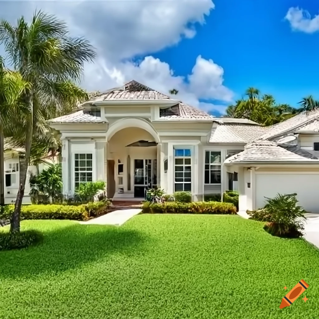 View of houses in naples, florida