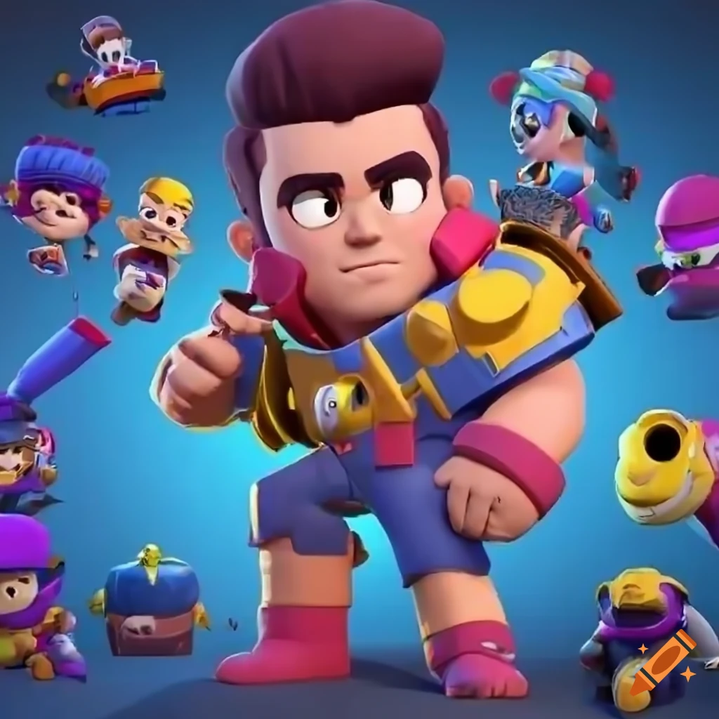 3d Render Of A Pixar Brawl Stars Movie Poster On Craiyon