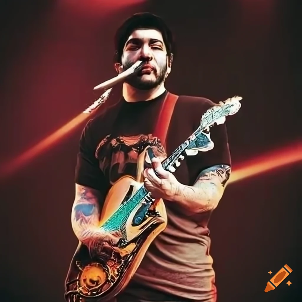 Chino moreno of deftones performing on stage